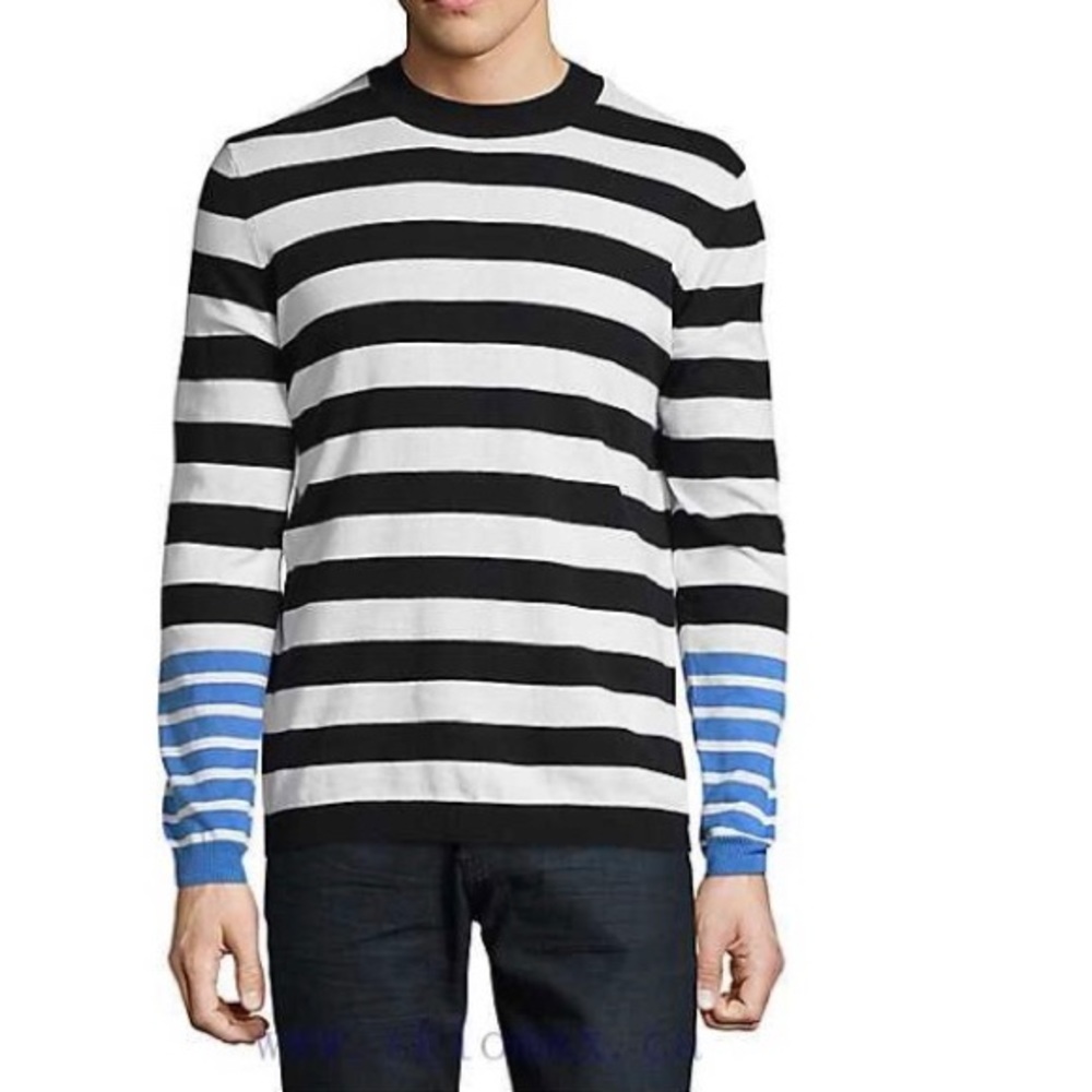 Highline Collective Men’s striped sweater NWT